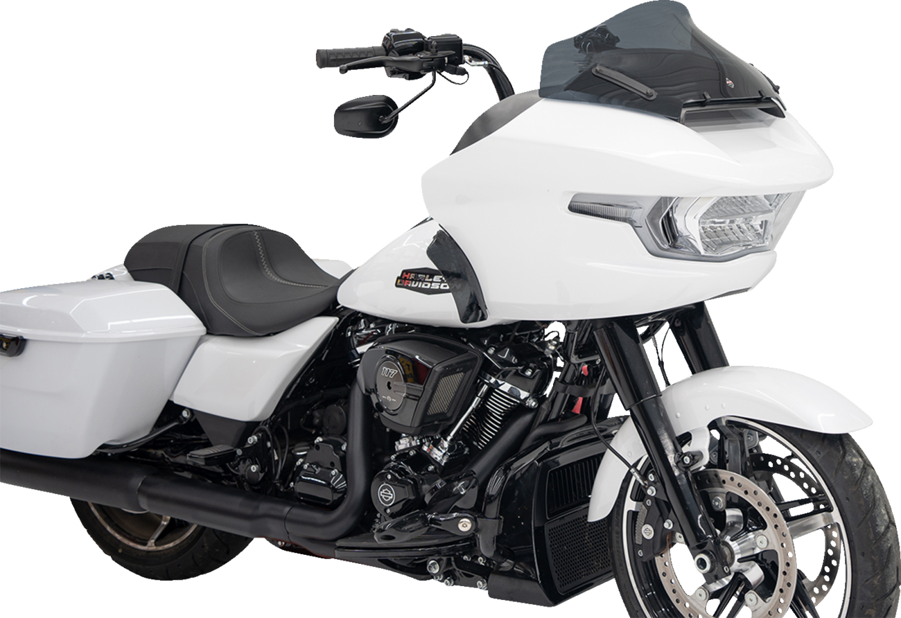 Klock Werks Sport Flare® Windshield - 10" - Dark Smoke - '23-'25 FLTRX
