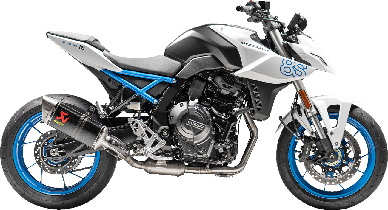 Akrapovic Racing Line Exhaust System - Carbon Fiber - Suzuki GSX-8S & GSX-8R