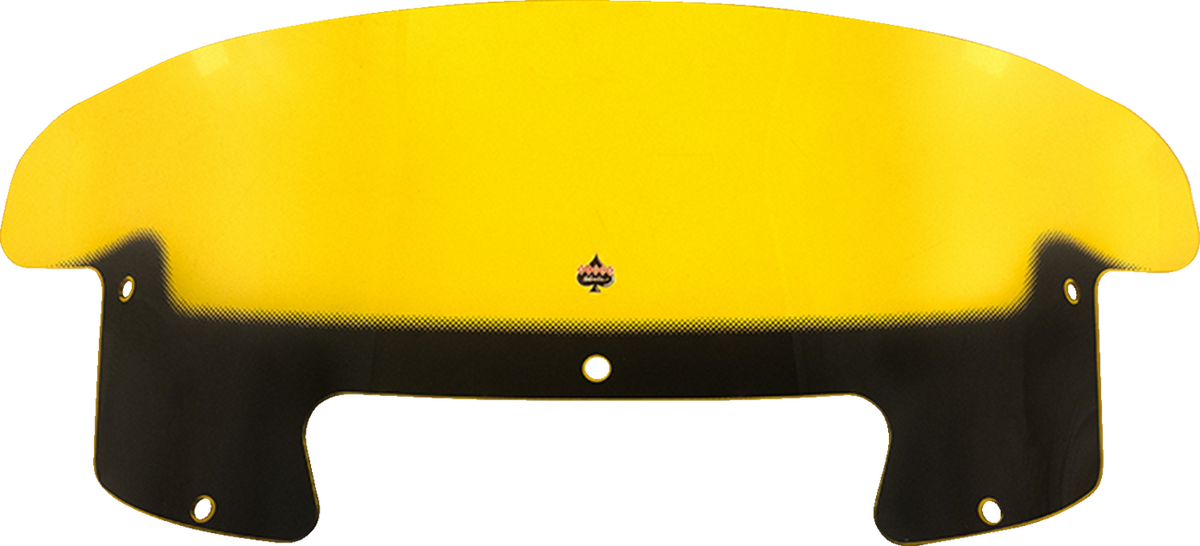 Klock Werks Kolor Flare™ Windshield - 8" - Yellow - Indian
