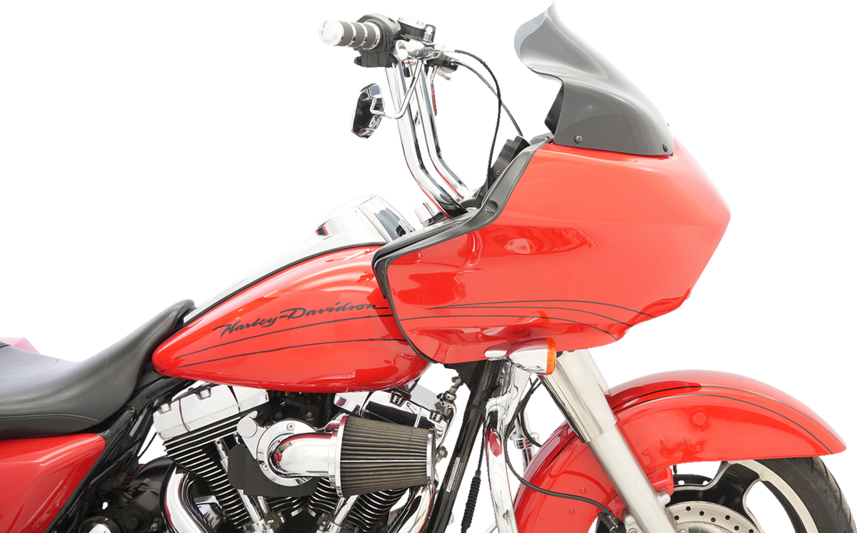 Klock Werks Sport Flare® Windshield - 12" - Dark Smoke - '96-'13 FLTR