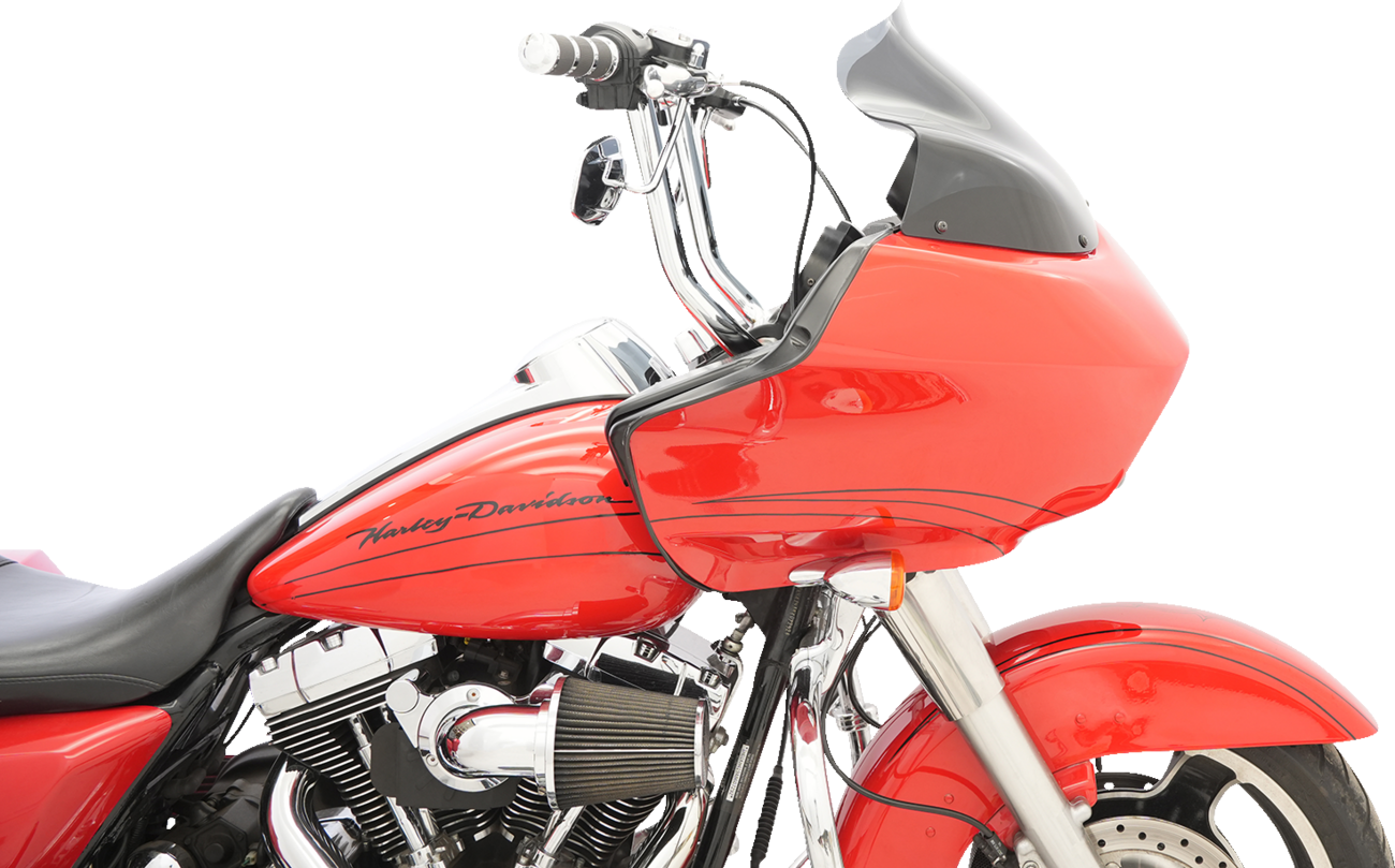 Klock Werks Sport Flare® Windshield - 12" - Dark Smoke - '96-'13 FLTR