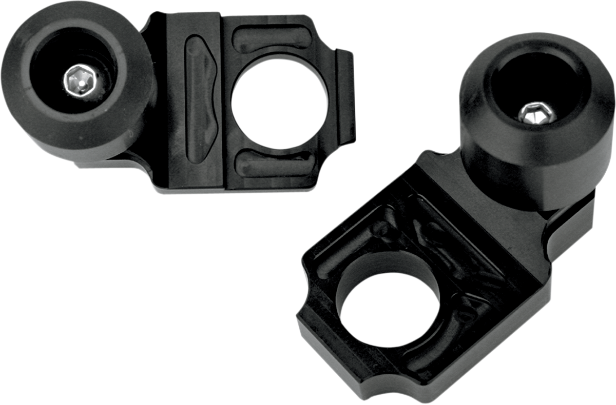 Driven Racing Axle Block Sliders - Aprilia - Black