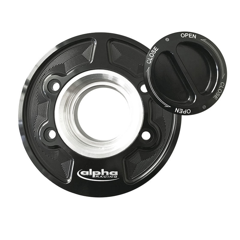 Fuel cap screw in