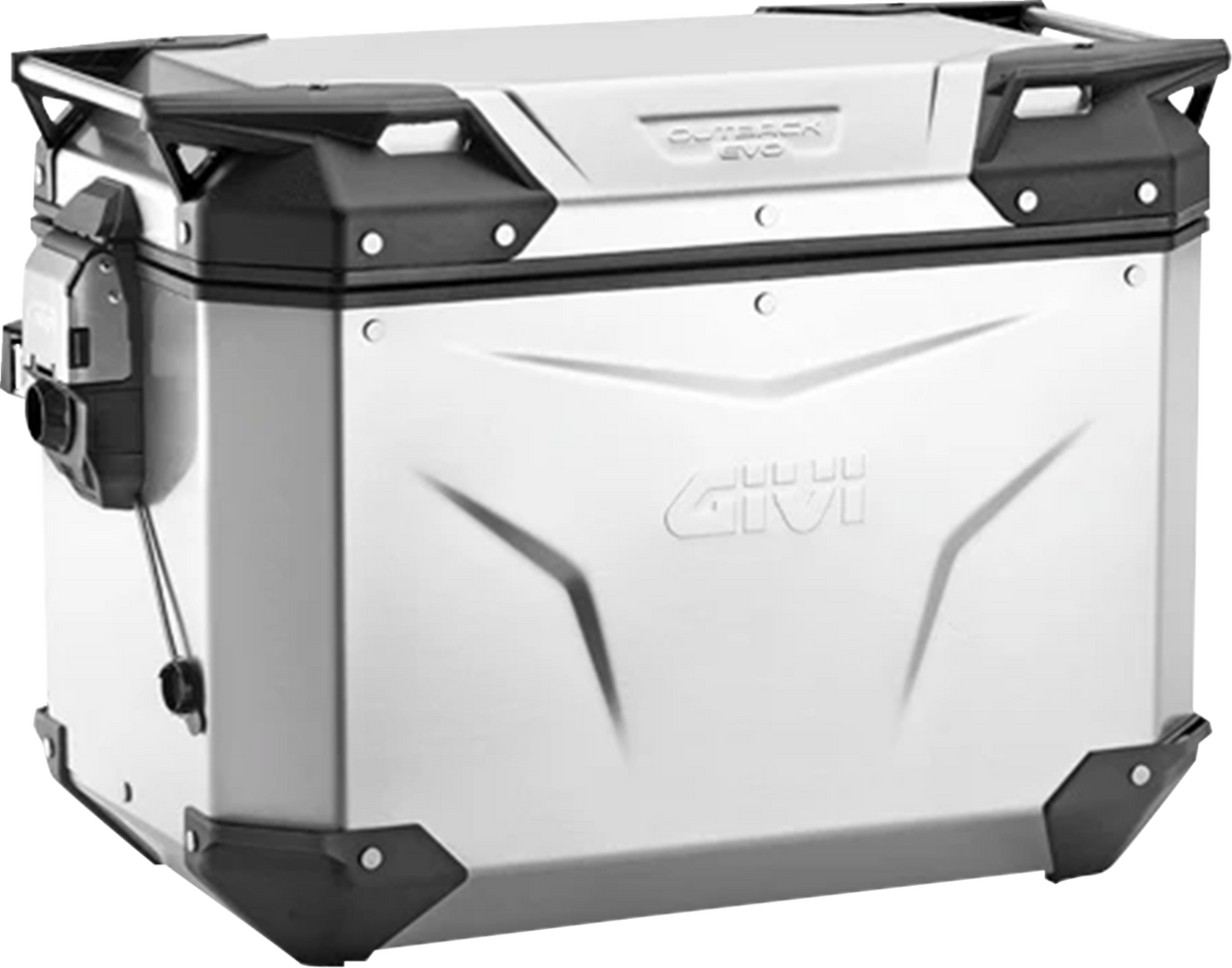 GIVI Outback Evo Side Case - Right - 48 Liter - Silver