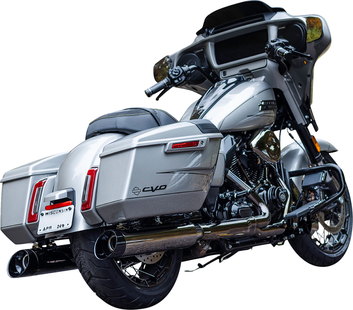 S&amp;S Cycle 4-1/2" MK45 Performance Slip-On Mufflers - Lava Chrome - 50-State