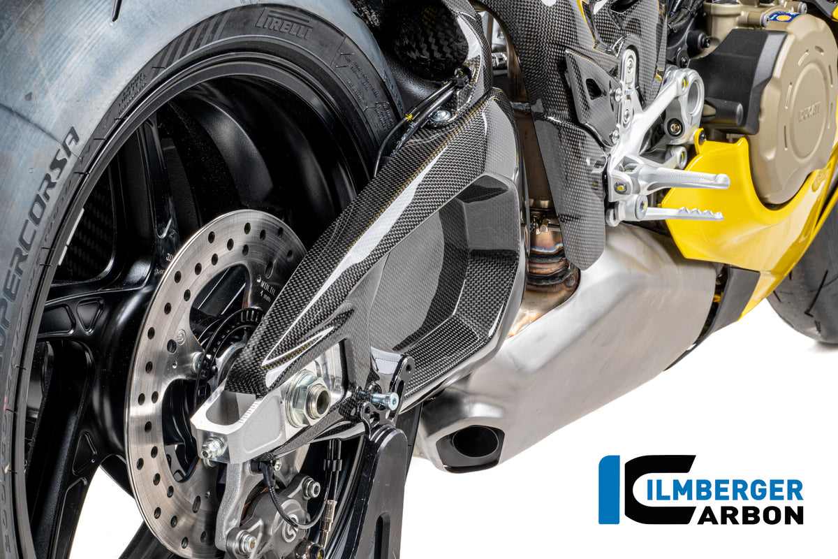 Ilmberger Carbon Swingarm Cover Right Ducati Panigale V4 2025-2026 - Gloss / Plain