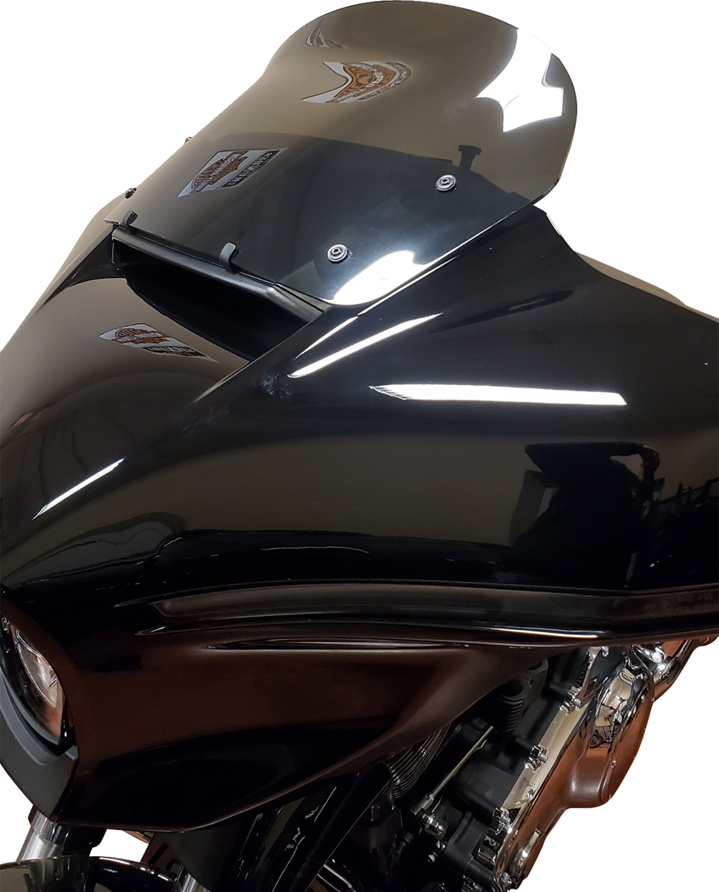 Wind Vest Windshield - 12-1/2" - Dark Smoke - FLHX, FLHXSE