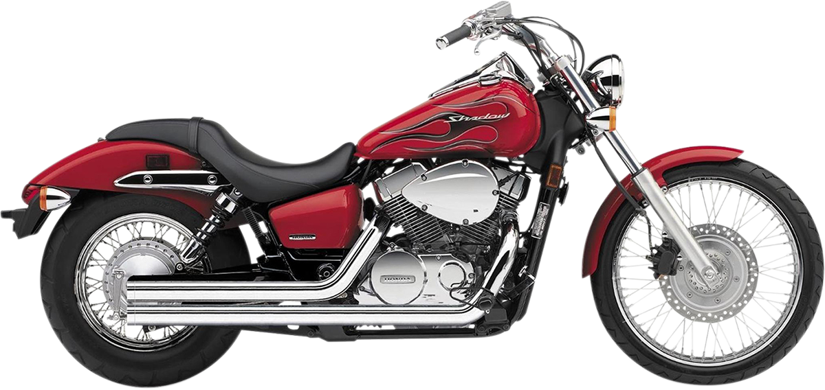 Cobra Streetrod Straight Cut Exhaust System - Chrome