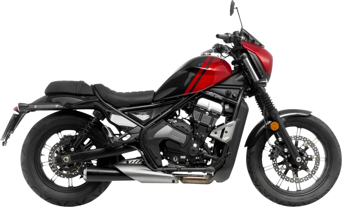 LeoVince Classic Racer Slip-On Muffler - Black - Claibro 700