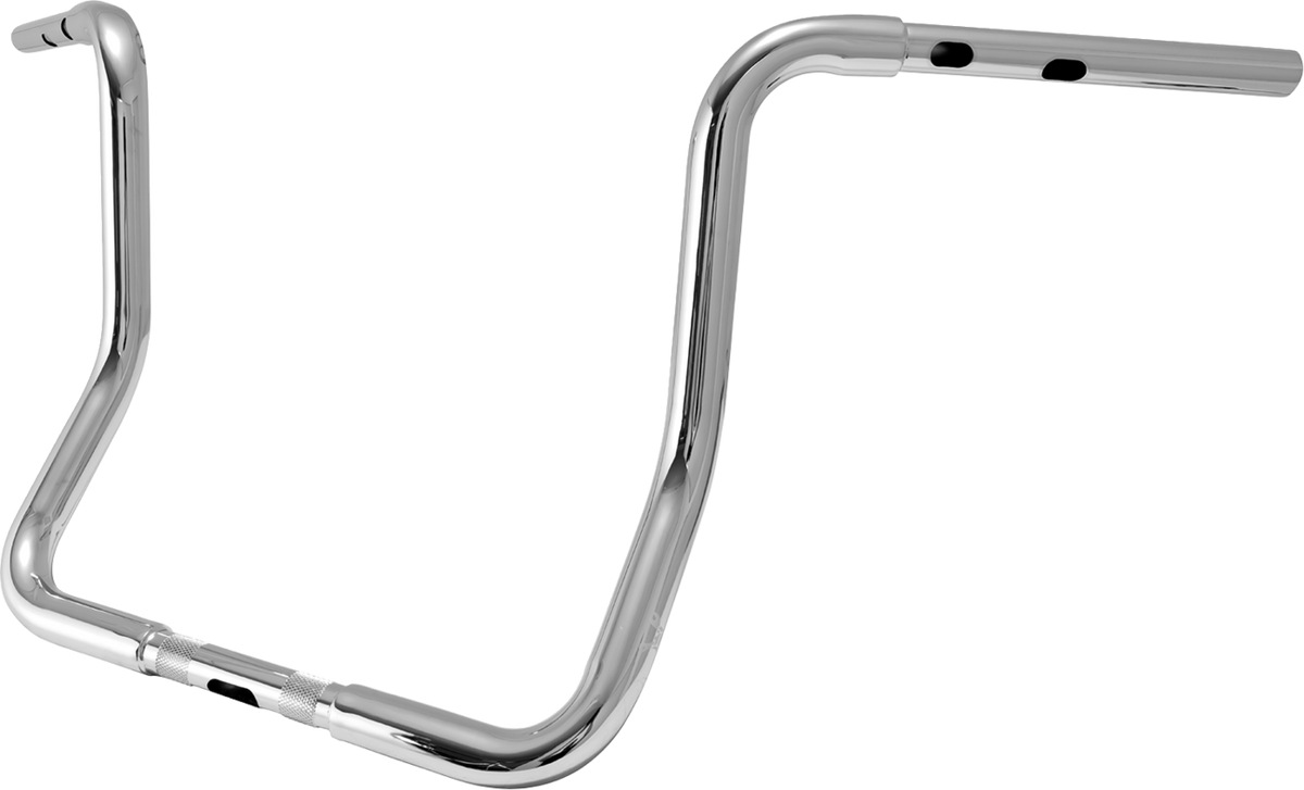 Burly Brand 1-1/4" Bagger Ape Hanger Handlebar - Touring - 15" - Chrome