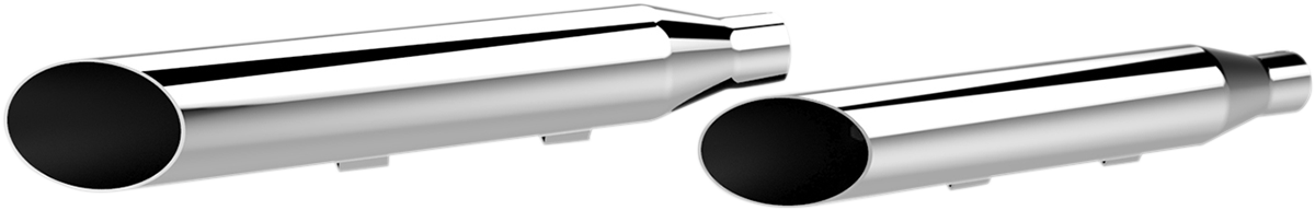Khrome Werks 3" HP-Plus® Slip-On Mufflers - Slash-Cut - Chrome - XL