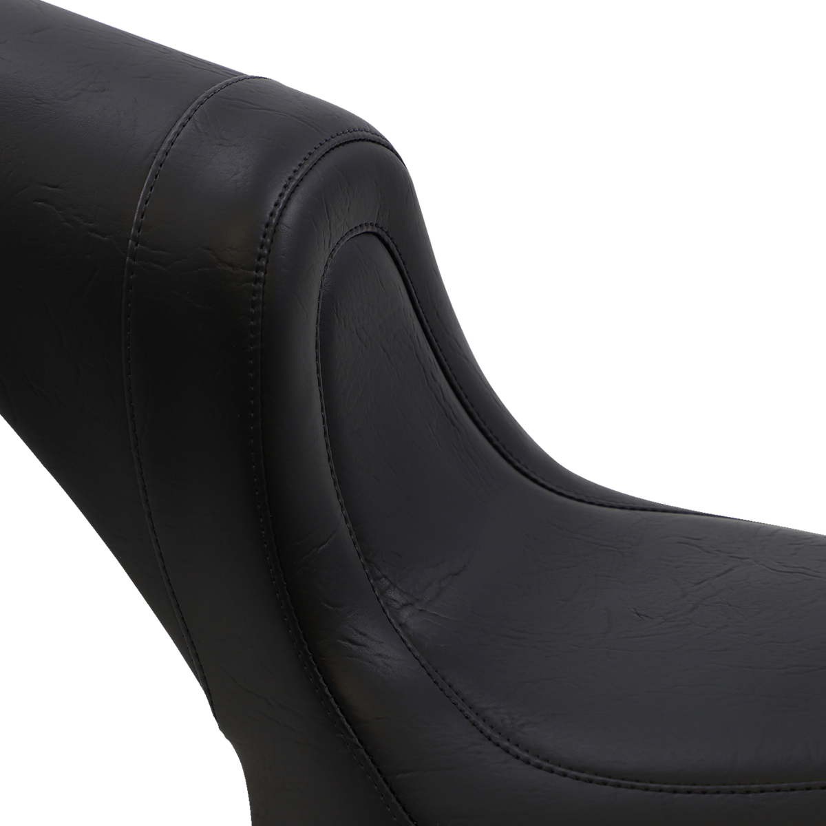 Mustang Seat - Fastback™ - Stitched - Black - Softail '00-'05