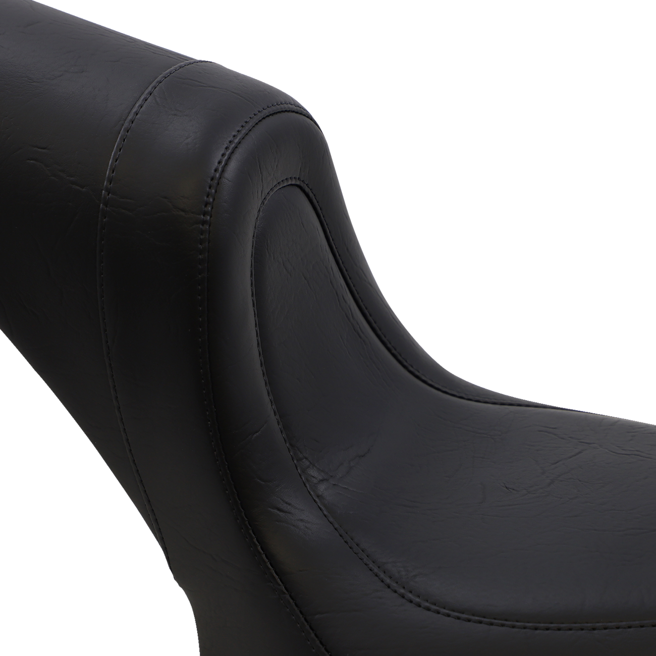 Mustang Seat - Fastback™ - Stitched - Black - Softail '00-'05