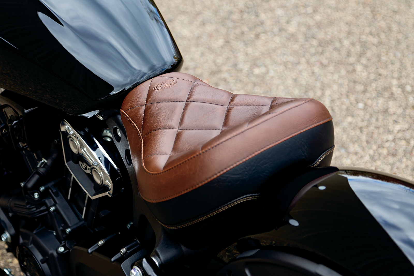 Mustang Solo Seat - Brown - Scout '18-'24