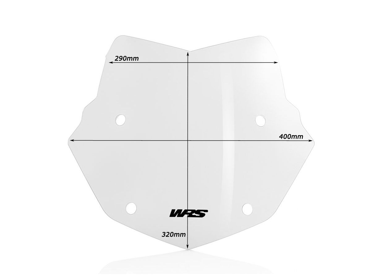 WRS ENDURO WINDSCREEN BMW R 1200 GS-ADV 2013-18/R1250GS 2018-23