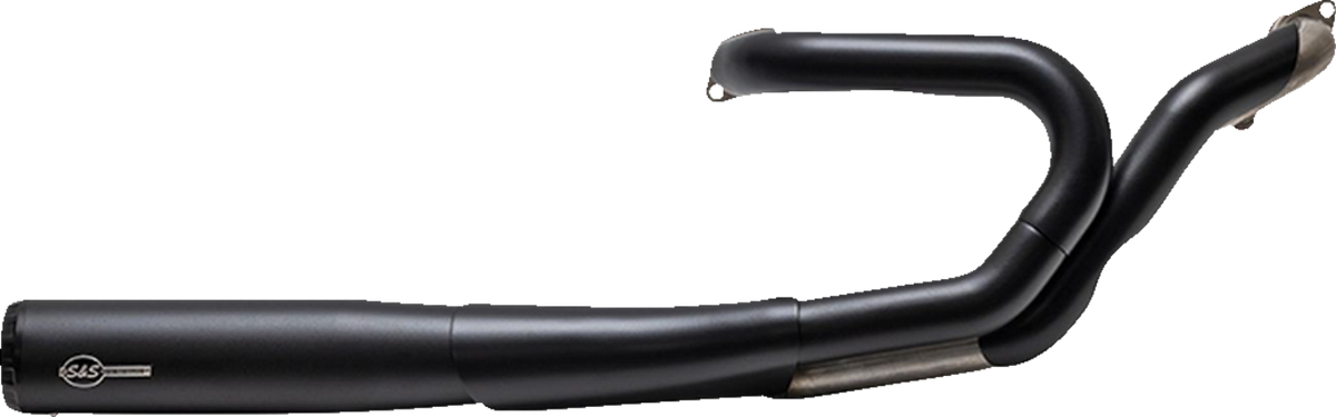 S&S Cycle 2-Into-1 Grand National Exhaust System - Black - Race Only