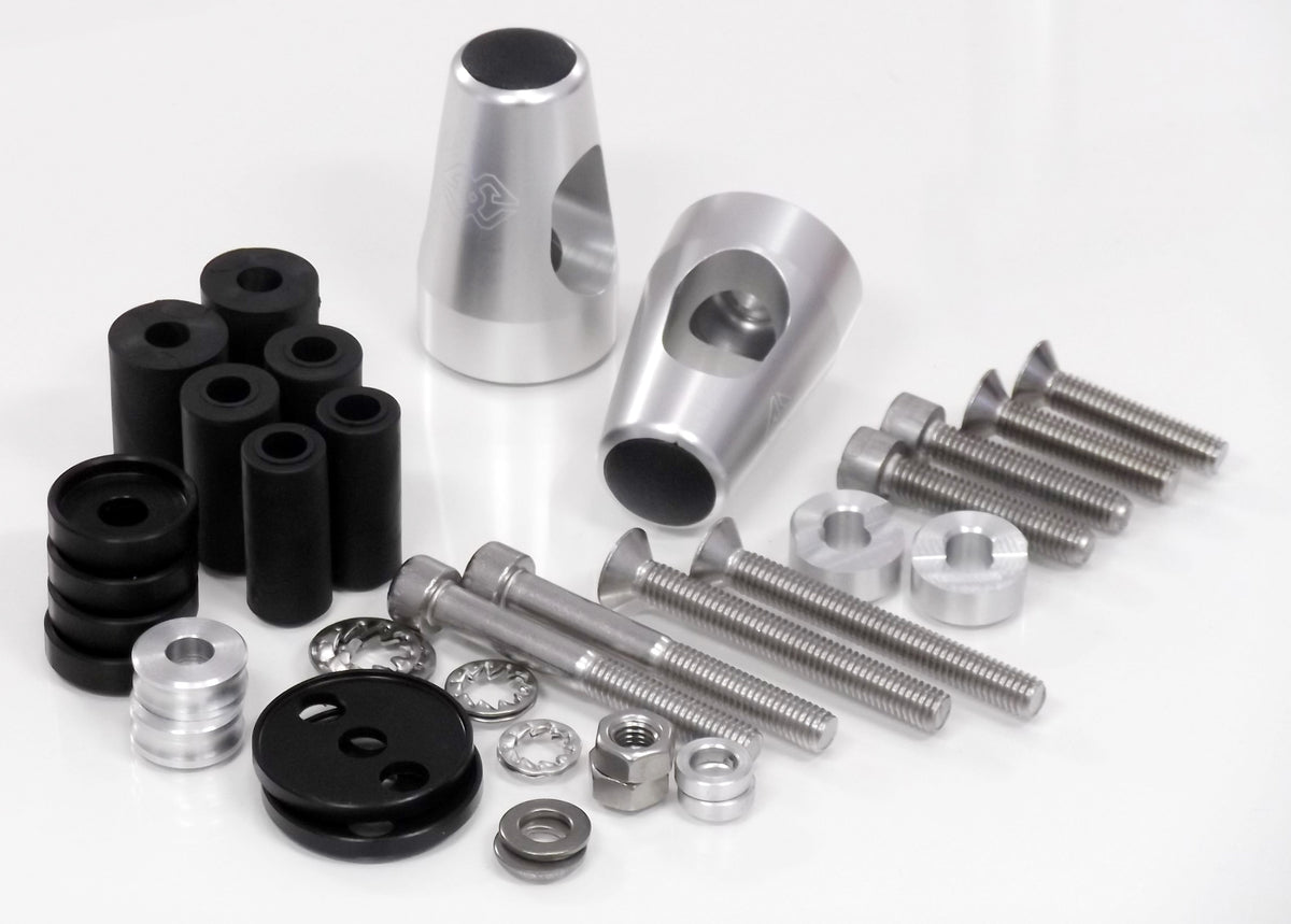 Gilles Tooling Handlebar Weights KIT Silver