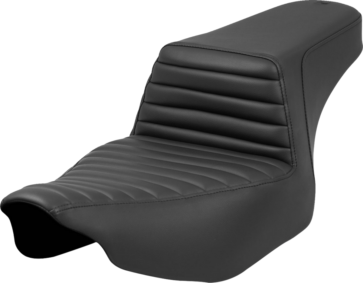 Saddlemen Step-Up Seat - Tuck-N'-Roll - Black - Extended Reach - FL '23-'24