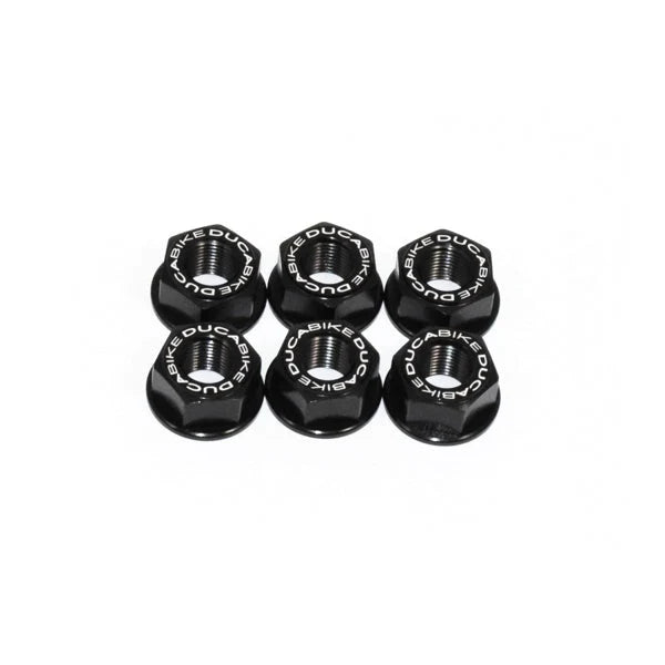 Ducabike DBK Lightweight Aluminum Sprocket Nut Set For Streetfighter V4
