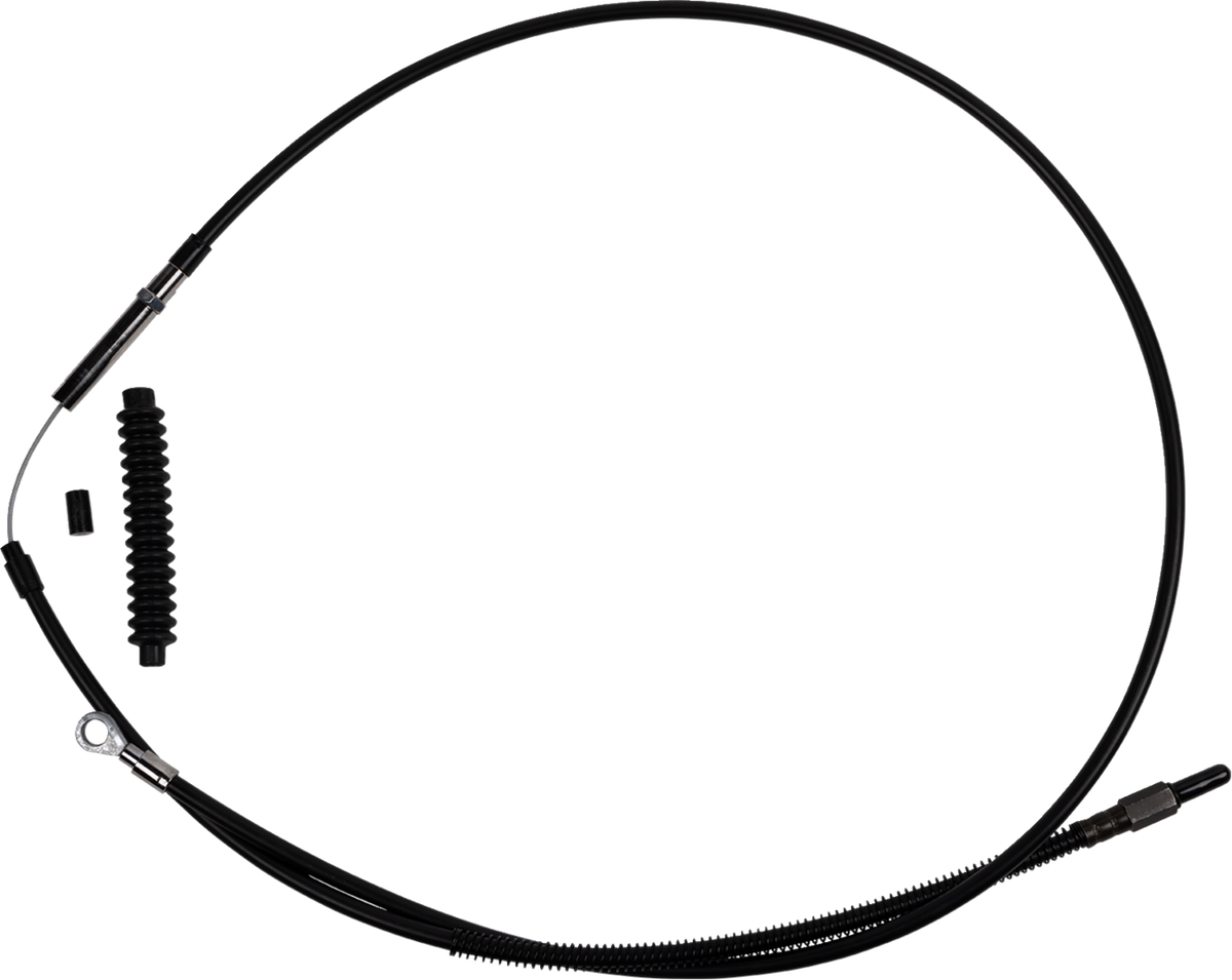 Barnett High-Efficiency Black Vinyl Clutch Cable - +6" Size