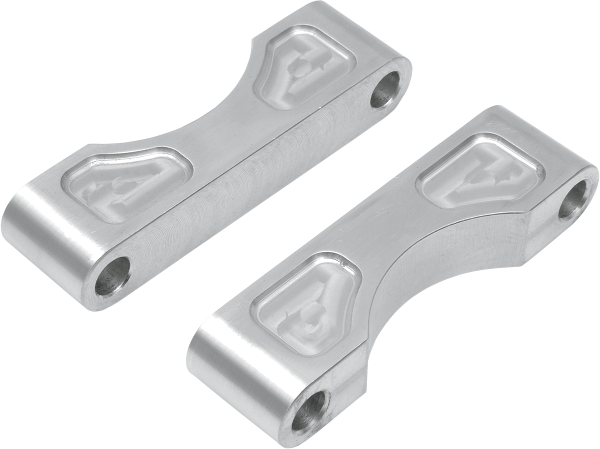 Klock Werks Hugger Front Fender Mounting Blocks - For 21" Wheels - Satin