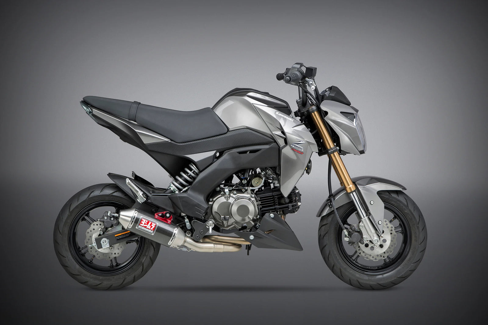 Yoshimura Z125 PRO (BR125) 17-26 Race RS-2 Stainless Full Exhaust, W/ Carbon Fiber Muffler