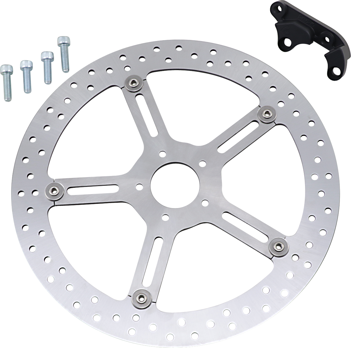 Arlen NESS Big Brake Rotor - 15" - Front Left - Softail