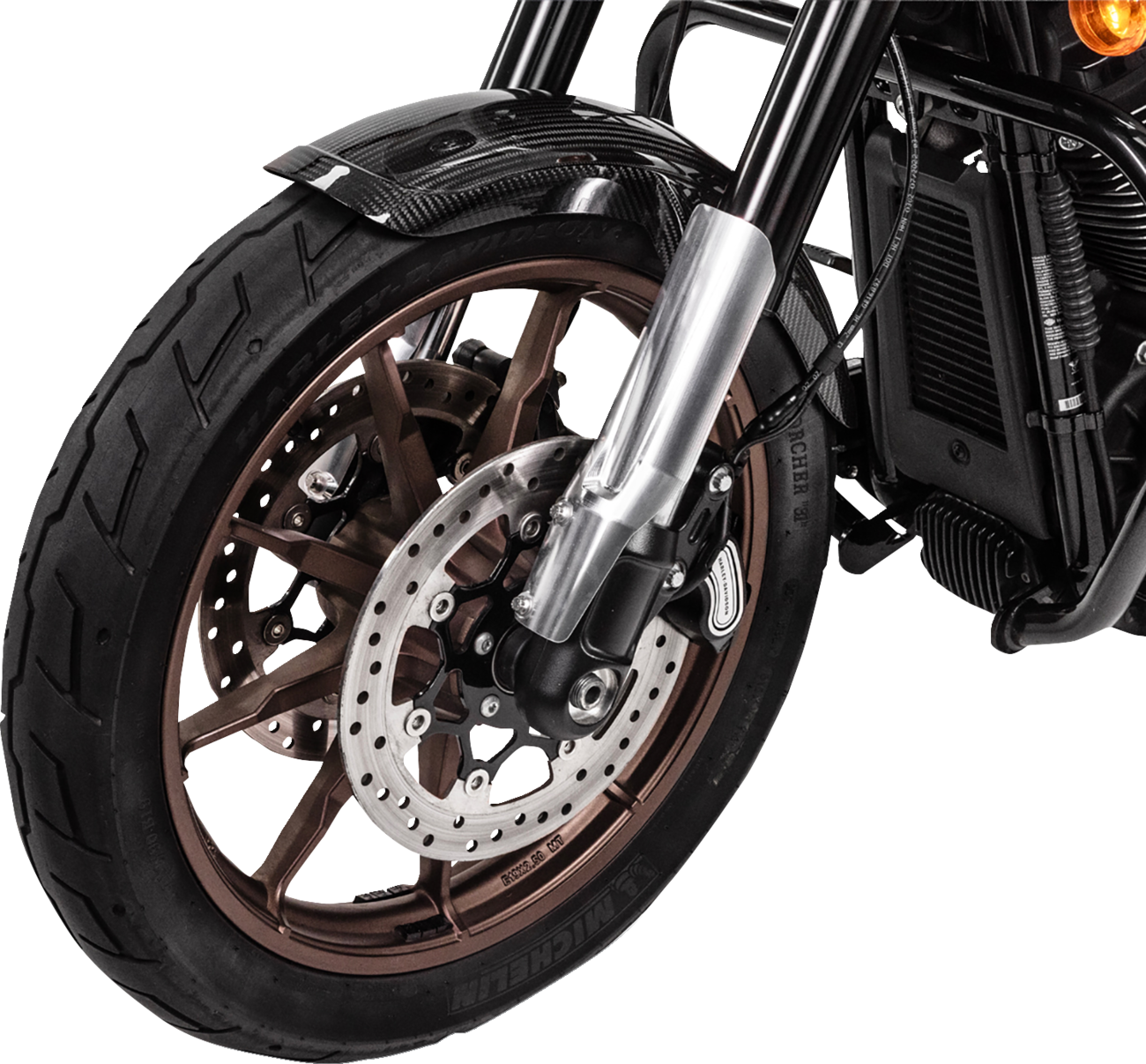 Saddlemen Front Fender Adapter - Raw - FXLRS/T