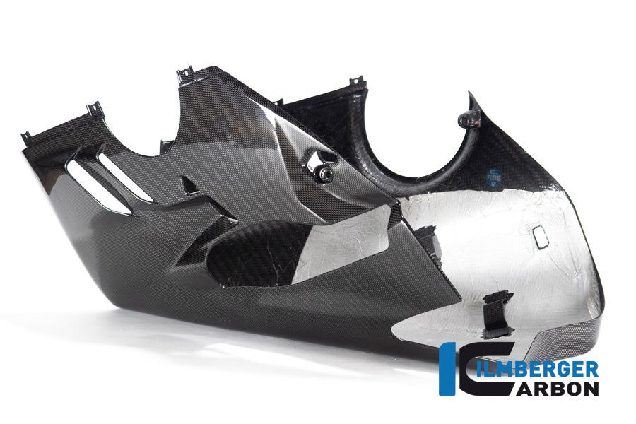 Ilmberger Carbon Belly Pan Ducati Panigale V4 22 For Low Exhaust With Sidestand - Gloss