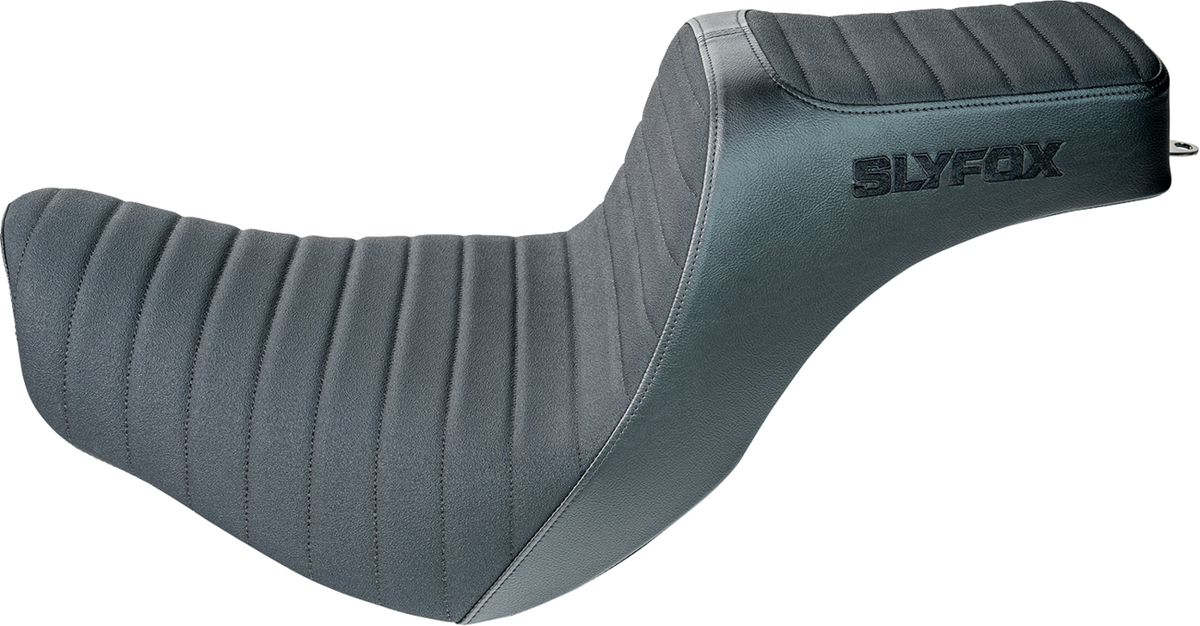 Slyfox High Noon Seat - Vinyl - Classic Stitch - Black Logo - FL/FX '18-'24