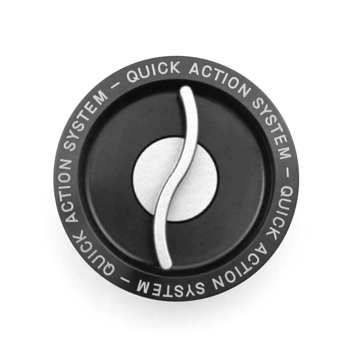 TWM Replacement Fuel Filler Center Cap for Quick Action Gas Cap in Silver - CAP.01.A
