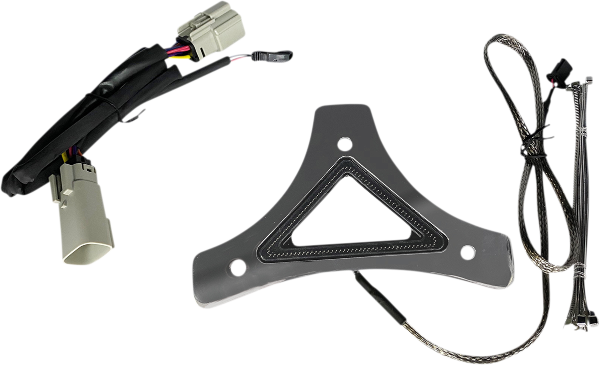 Custom Dynamics LED Backrest Light - Run/Brake - Chrome