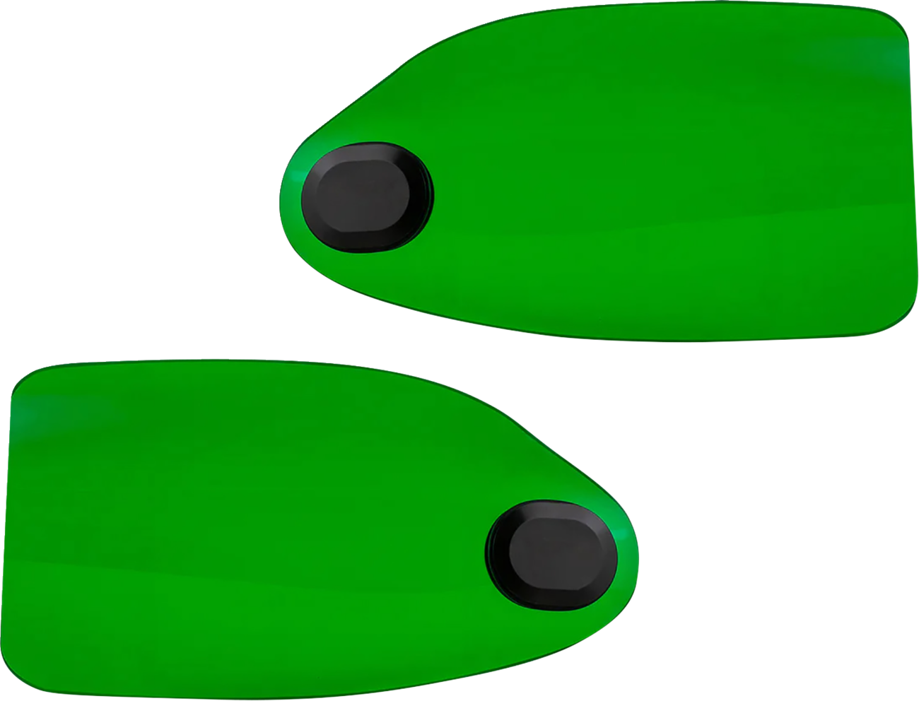 Klock Werks Flare® Handguards - Harley-Davidson Cable Clutch - Green