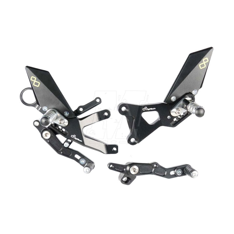 LighTech Track System Adjustable Rear Sets for BMW S1000RR