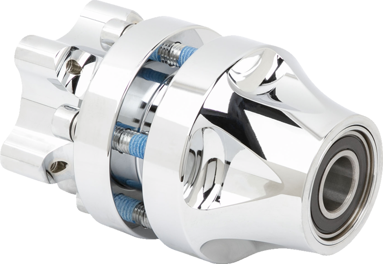 Arlen NESS Hub - Cartridge - Front/Single Disc - Chrome - Softail Standard/Street Bob