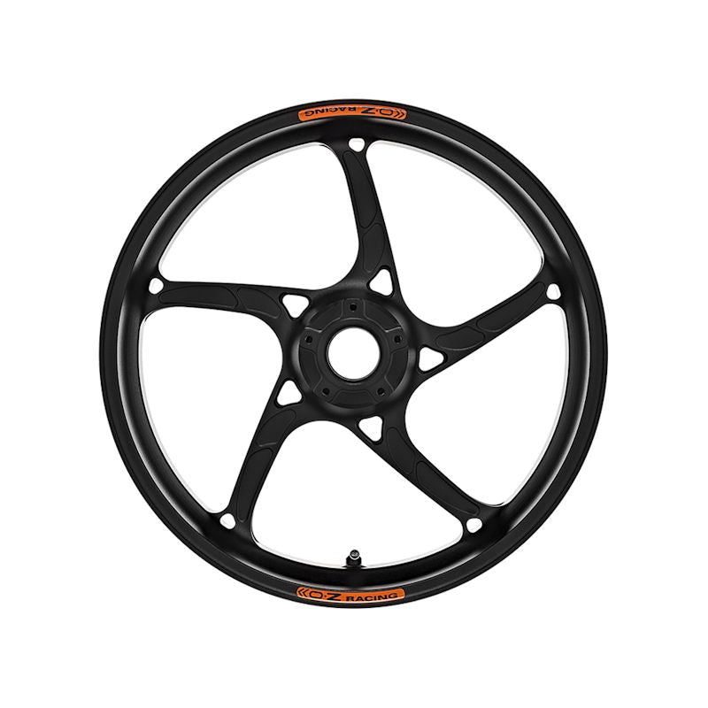 OZ Racing Piega R Forged Aluminum Wheel Set Anodized Black for Yamaha R1 / R1S / R1M