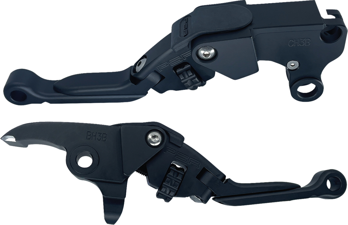PSR Anthem Adjustable Lever Set For Harley Models - Pro - Black