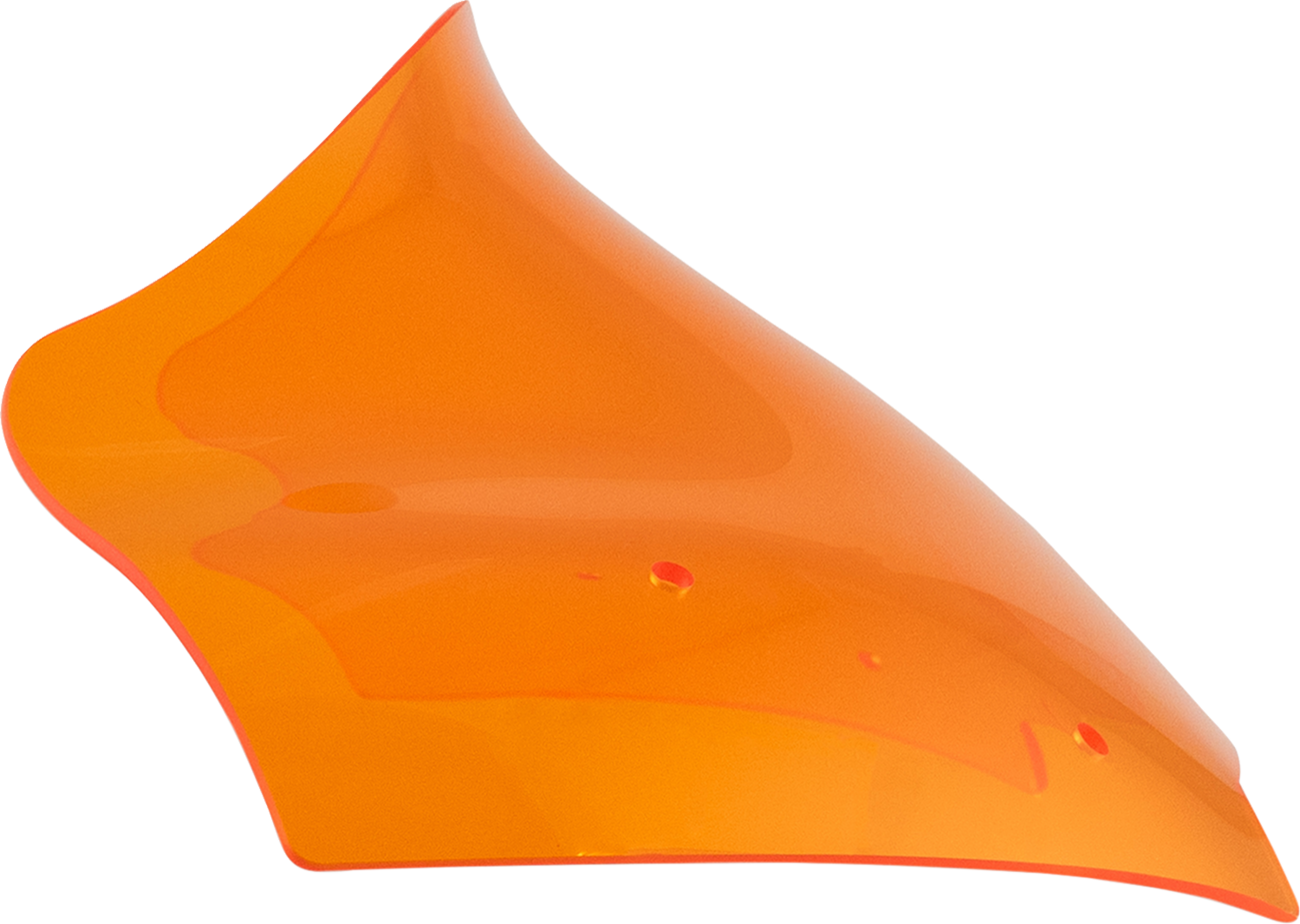 Klock Werks Kolor Flare® Windshield - 10" - Orange - '23-'25 FLTRX