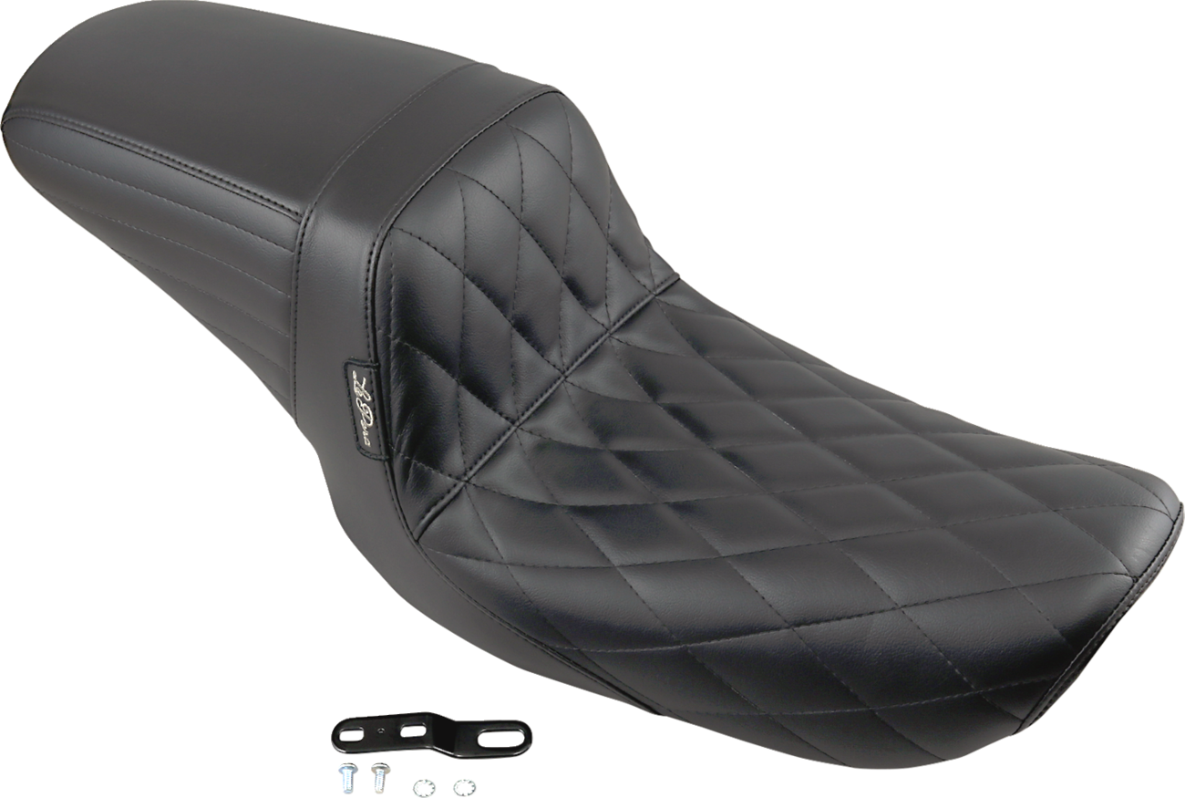 Le Pera Kickflip Seat - Diamond - Black - FXD '96-'03