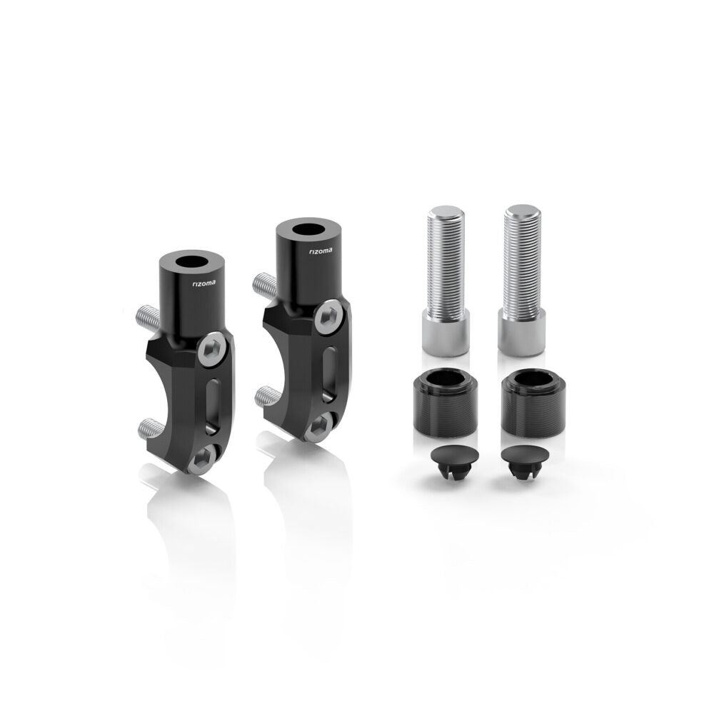 Rizoma Stealth Mirror Mounting Kit For Naked - Black / Left / Right