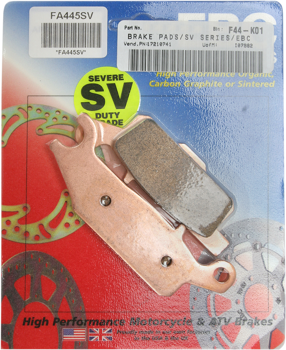 EBC Brakes SV Severe Duty Brake Pads