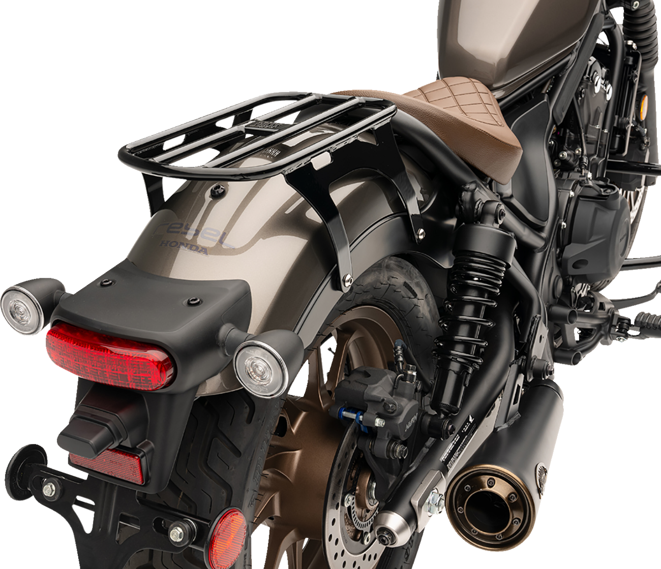 Cobra Solo Luggage Rack - Tube - Black - Rebel 300/500