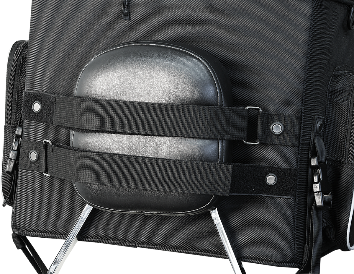 Nelson RIGG Destination Backrest Rack Bag - Black