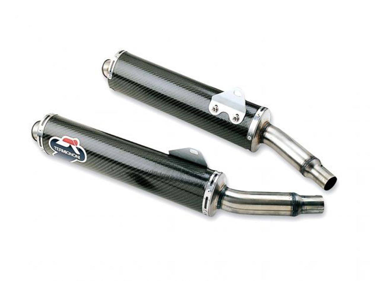 Termignoni 069CR Pair Of Racing Carbon Silencers Ducati Monster Monster 620/695/750/800/900/1000/S4