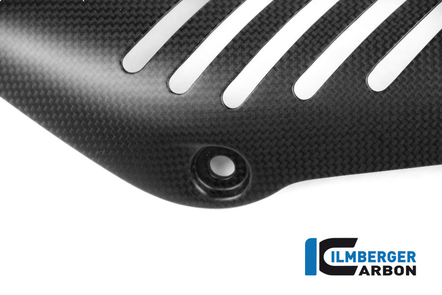 Ilmberger Carbon Exhaust Heat Shield On The Manifold - Matte / Plain