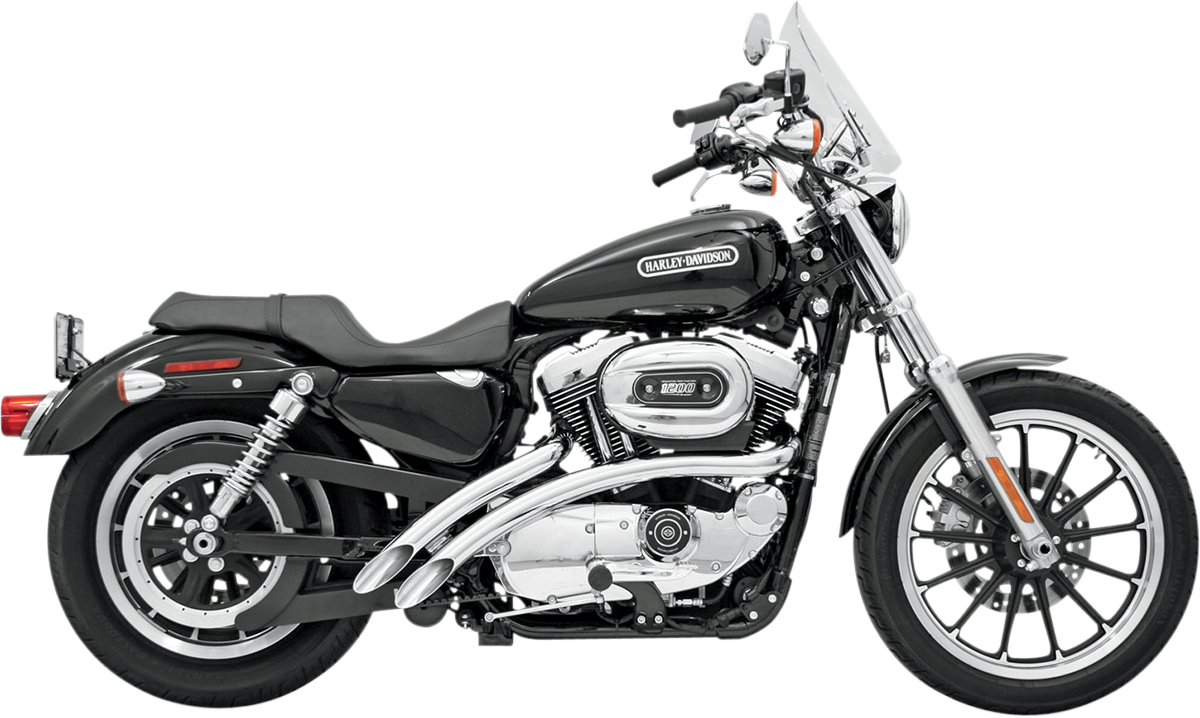 Bassani Xhaust Radial Sweepers Exhaust System - Chrome - '86-'03 XL