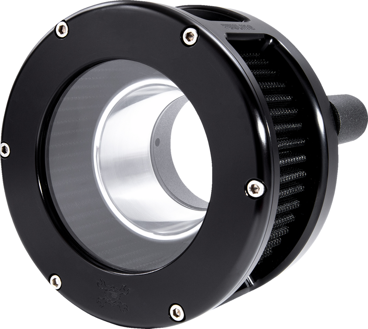 Feuling Parts BA Series Air Cleaner Kit - Black Anodized - Black Filter