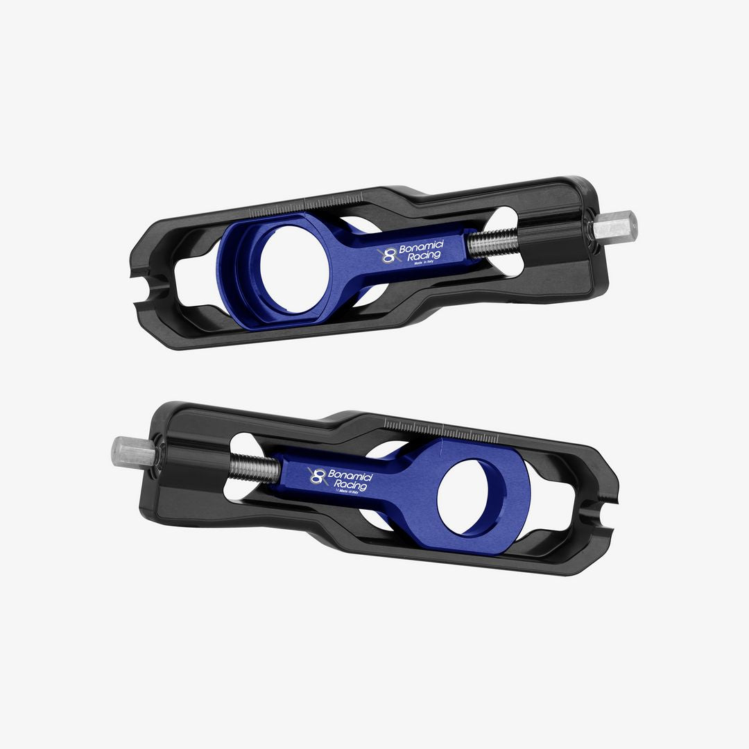 Bonamici Racing Chain Adjuster - Yamaha YZF R6 - BLUE