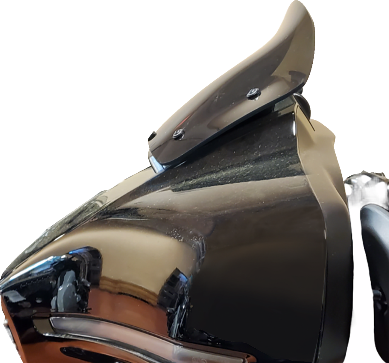 Wind Vest Windshield - 10-1/2" - Dark Smoke - FLHX, FLHXSE