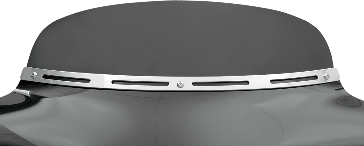 Memphis Shades Slotted Stainless Steel Batwing Fairing Trim
